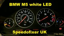 M5 white LEDs fitted to cluster
